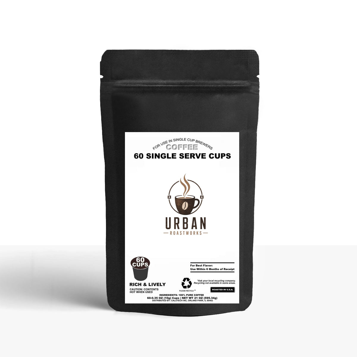 60 Pack Single Serve Coffee Capsules