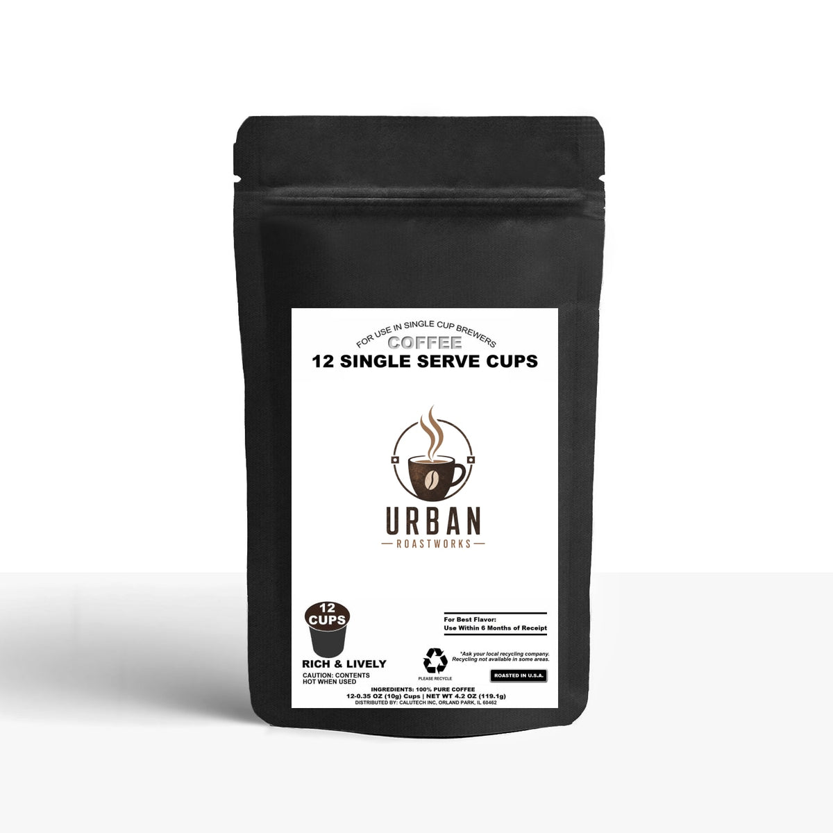 12 Pack Single Serve Coffee Capsules